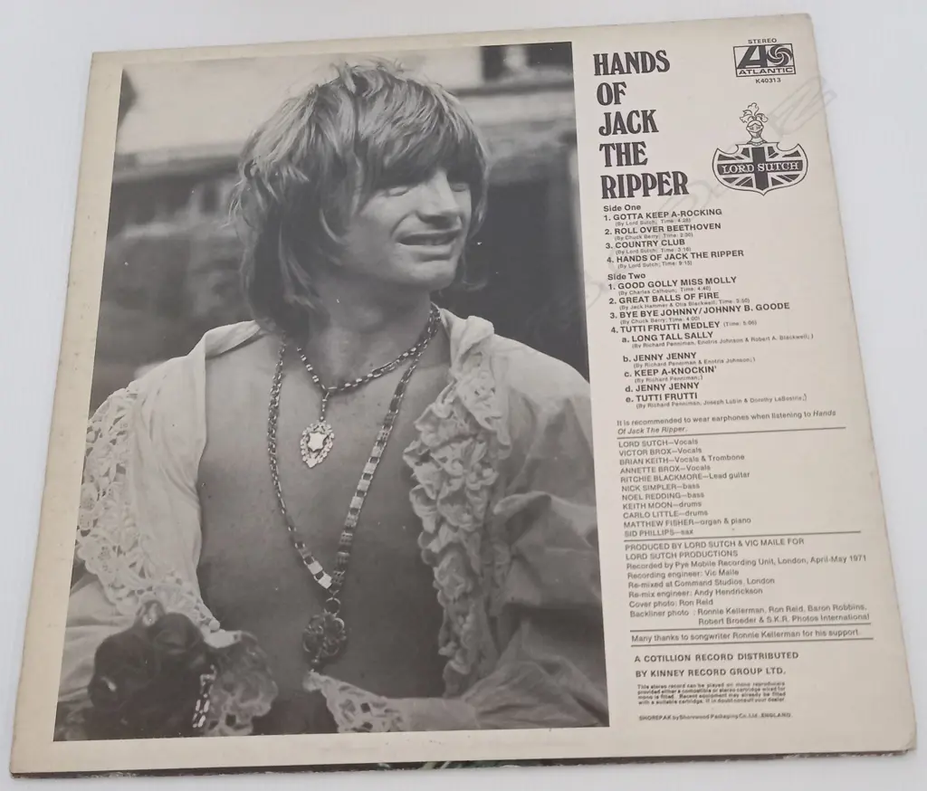 Lord Sutch And Heavy Friends, Hands Of Jack The Ripper Image 1++